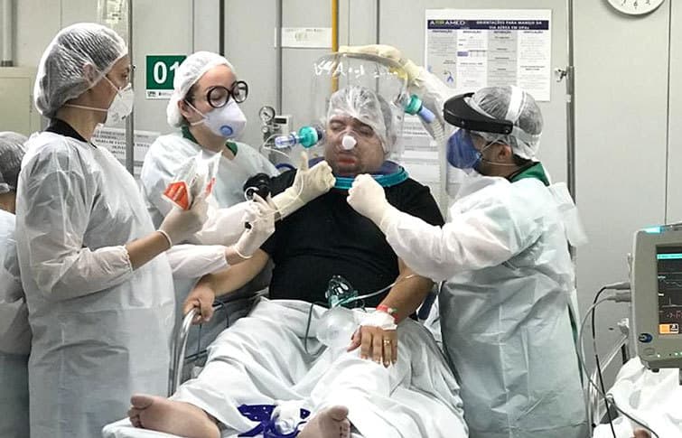 Ótima notícia: Santa Casa de Três Pontas recebe mais cinco capacetes para ventilação não invasiva para tratar pacientes graves com a covid-19