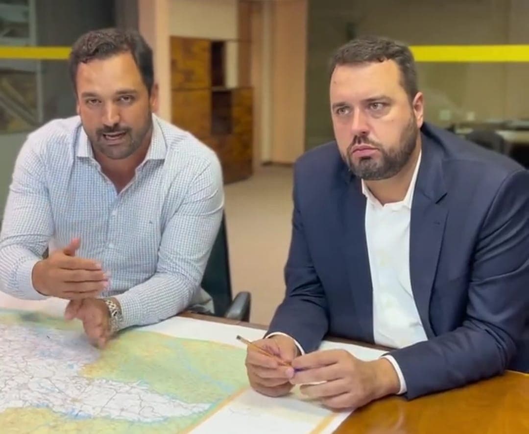 DEPUTADO DIEGO ANDRADE E DIRETOR DO DER-MG FALAM SOBRE A PARALISAÇÃO DAS OBRAS DA MG 167